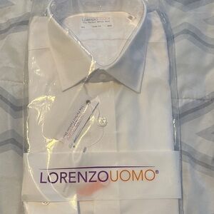 Lorenzo Uomo Classic White Dress Shirt